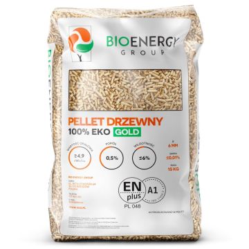 Pellet drzewny Gold ENplus A1 z DARMOWĄ DOSTAWĄ