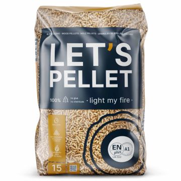 Holzpellet Let's Pellet ENplus® A1 mit Lieferung per Sattelzug